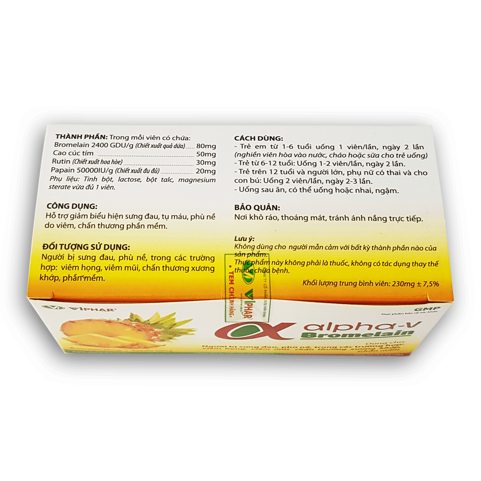 Alpha-V Bromelain