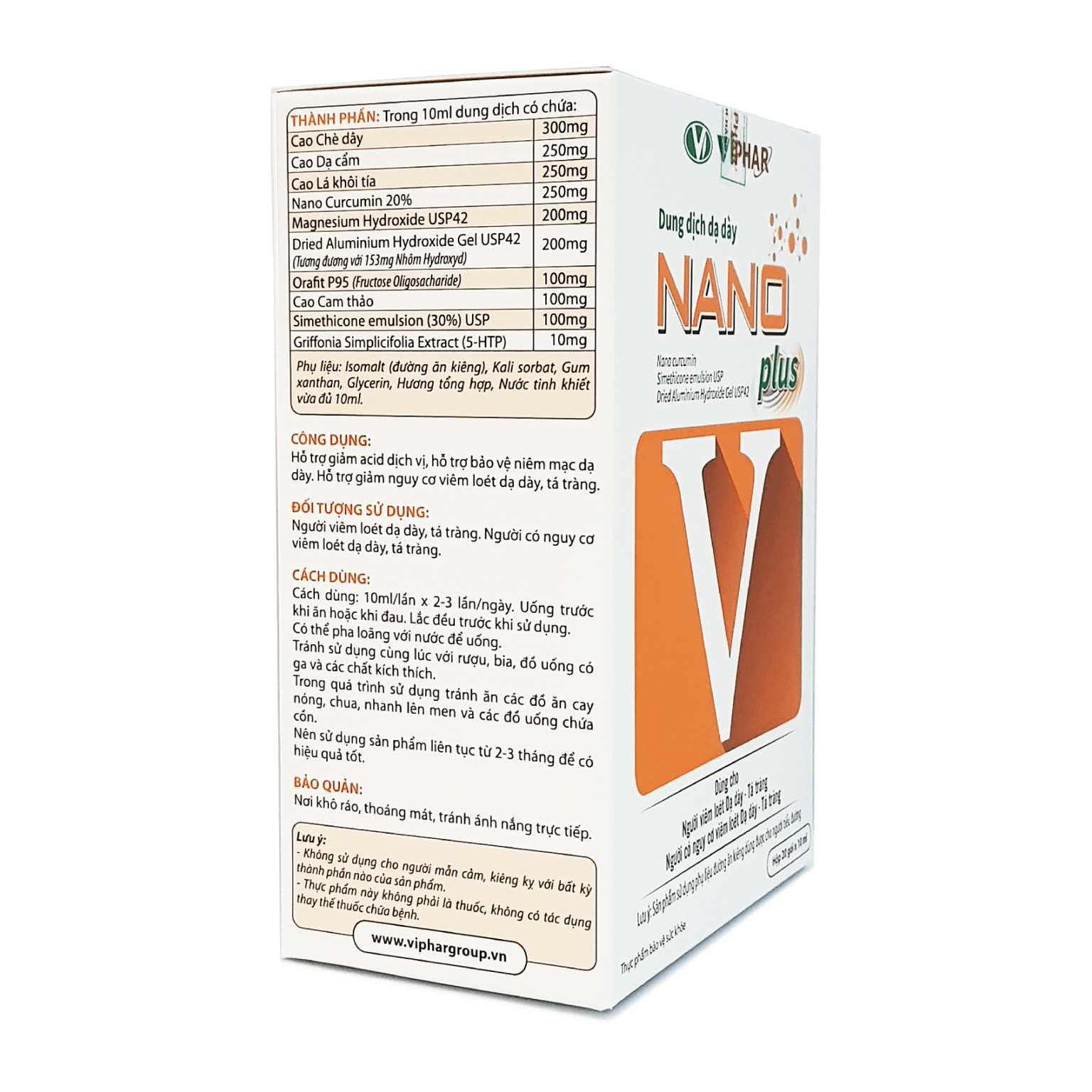 Dung dịch dạ dày Nano Plus V